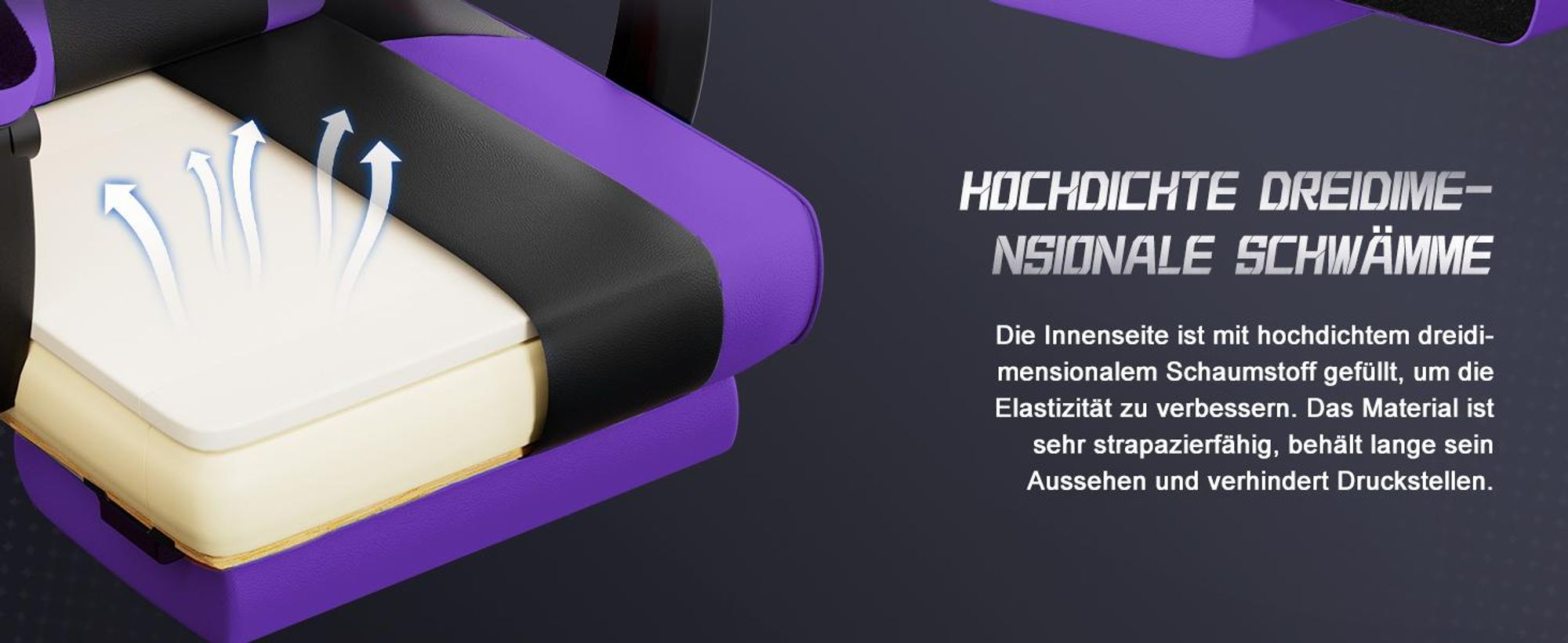 Adormii Gaming Stuhl, Ergonomischer Gaming Sessel, Schreibtischstuhl, Gamingstuhl mit Fußstütze, verstellbare Rückenlehne, Gaming stuhl 150 kg