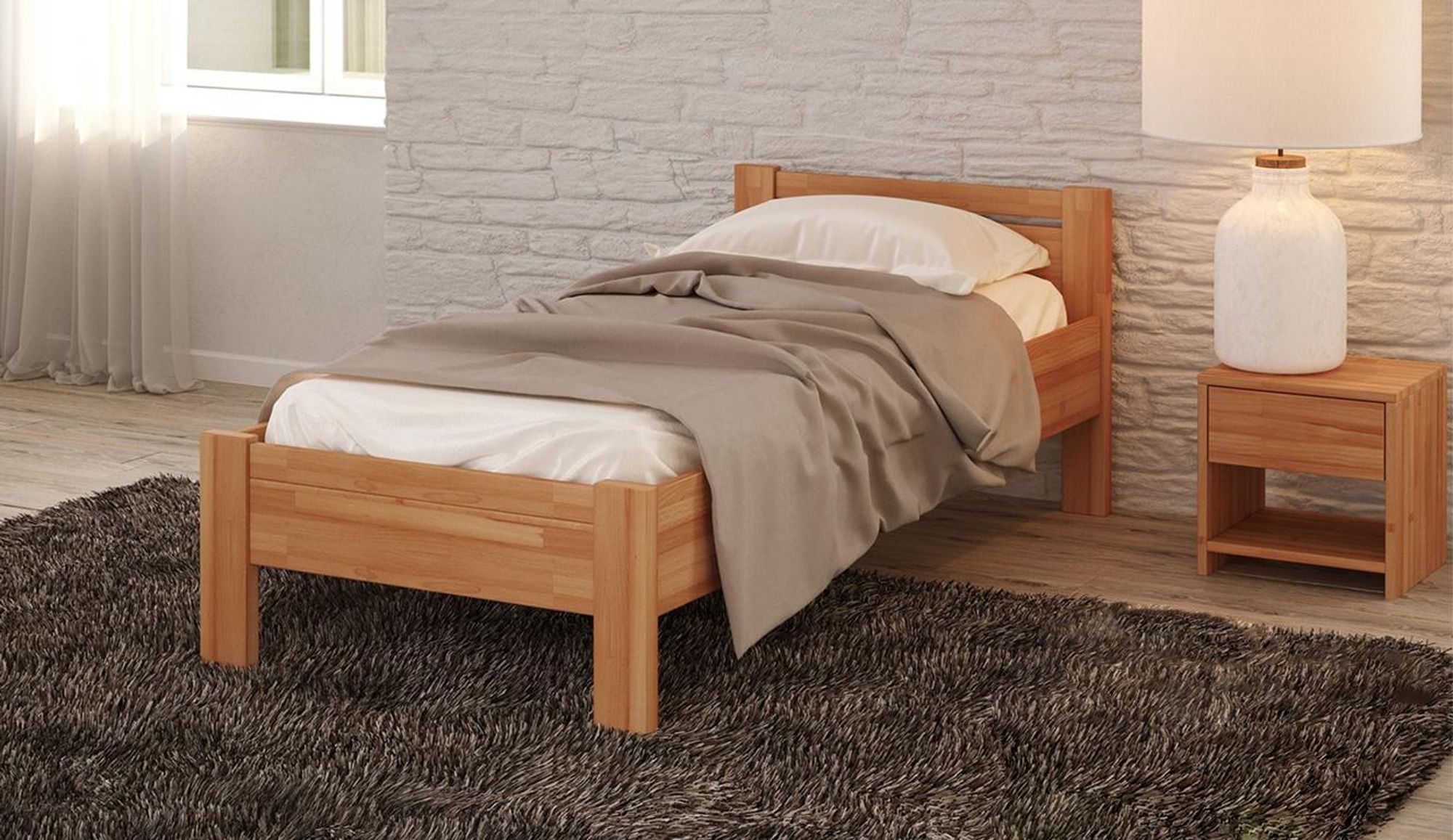 Seniorenbett SiSi Buche