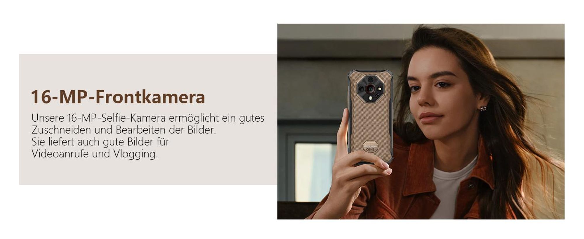 Ulefone Armor X16 Pro 5G Dimensity 6300 Outdoor Handy Android 15 6,56" Corning Glas Smartphone 10360mAh, 64MP+25MP Nachtsicht, 16GB+256GB/2TB, Schwarz