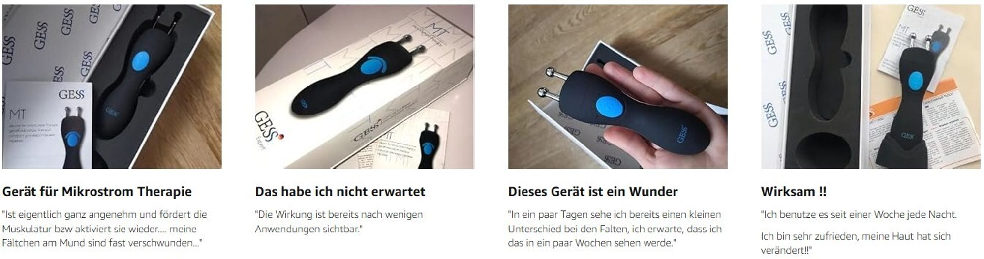 GESS MT Schönheit und Lifting mit EMS Technologie – Anti-Aging Gesichtsgerät für zuhause