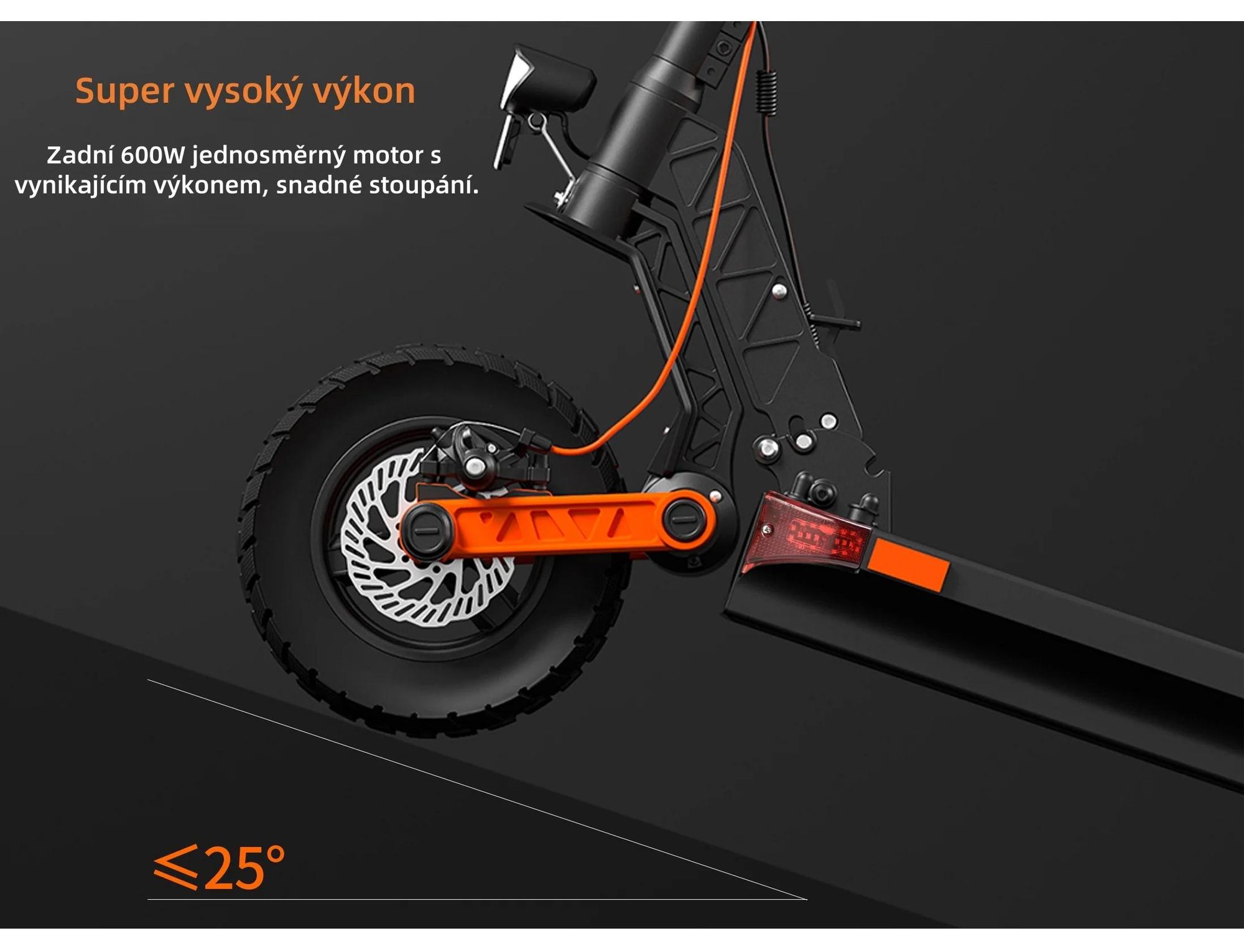 JOYOR S5-Z Skládací Elektrická koloběžka - 600W Motor 48V13AH Baterie 10 Palcové Pneumatiky Disk Brzdami S Funkcí Blinkru - Černá