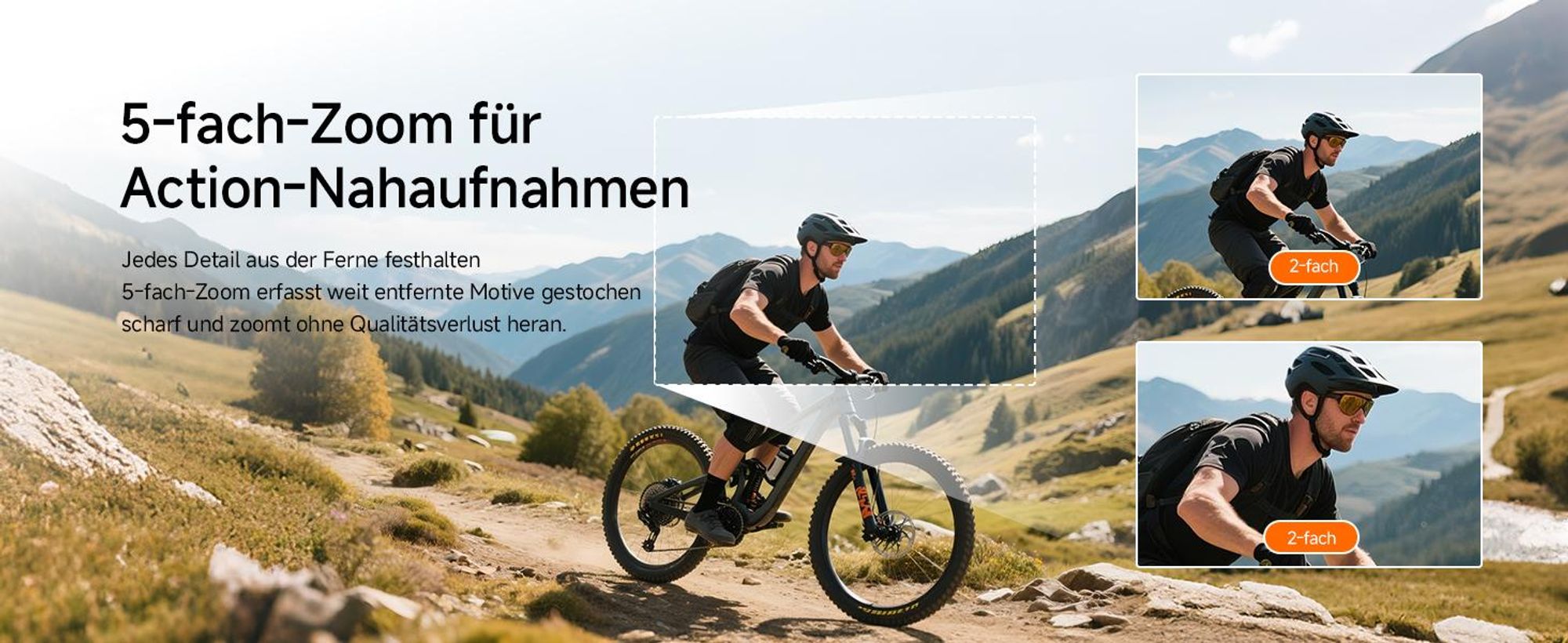 SVbony SVGO2 Action-Kamera 4K/30 fps IPX8 wasserdicht, mit Auftriebsstange, 2,0-Zoll-LCD-Touchscreen, für Tauchen, Radfahren, Surfen, Skifahren