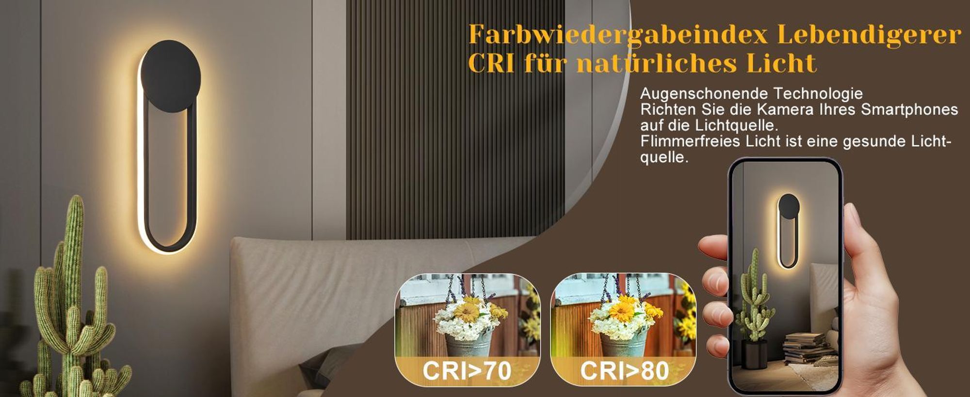 ZMH LED Wandleuchte Innen Wandlampe 12W Treppenhauslampe 41cm Schwarz Flurlampe Modern Design 3000K Warmweiß Minimalistische Wandbeleuchtung für Schlafzimmer Wohnzimmer Flur Treppenhaus Küche
