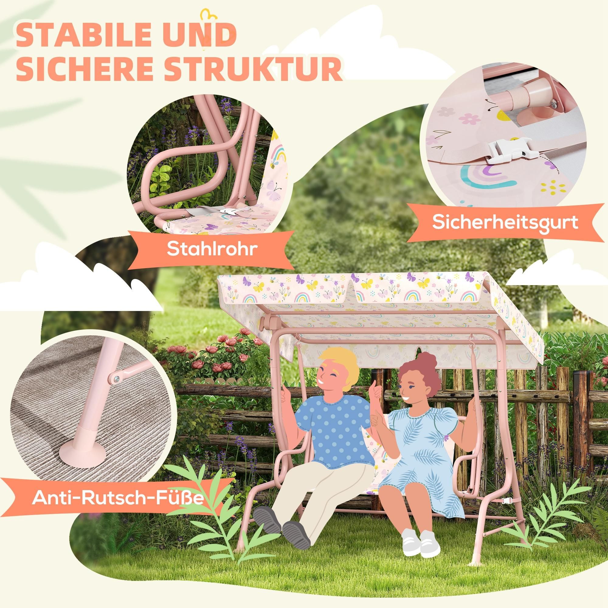 Dach Schaukelbank wetterfest