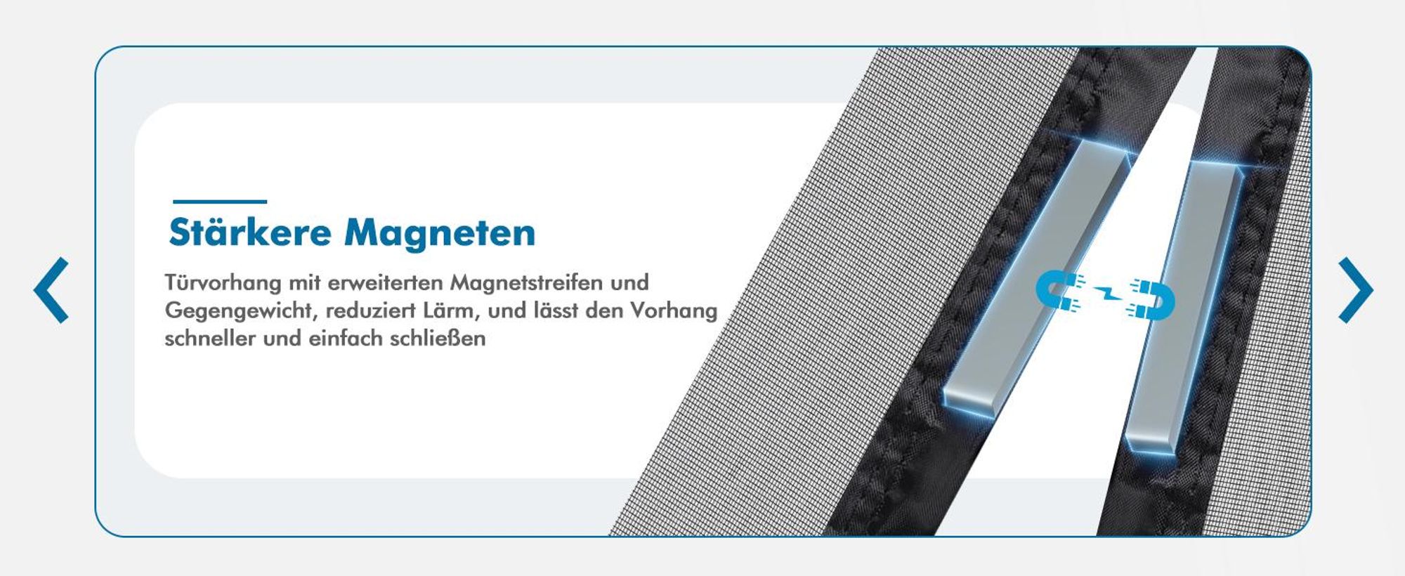 Sekey 70x200 cm Fliegengitter Balkontür Magnet Insektenschutz Tür Fiberglas Insektenschutz ohne Bohren Magnet für Seitliches Öffnen Gegen Katzenkrat