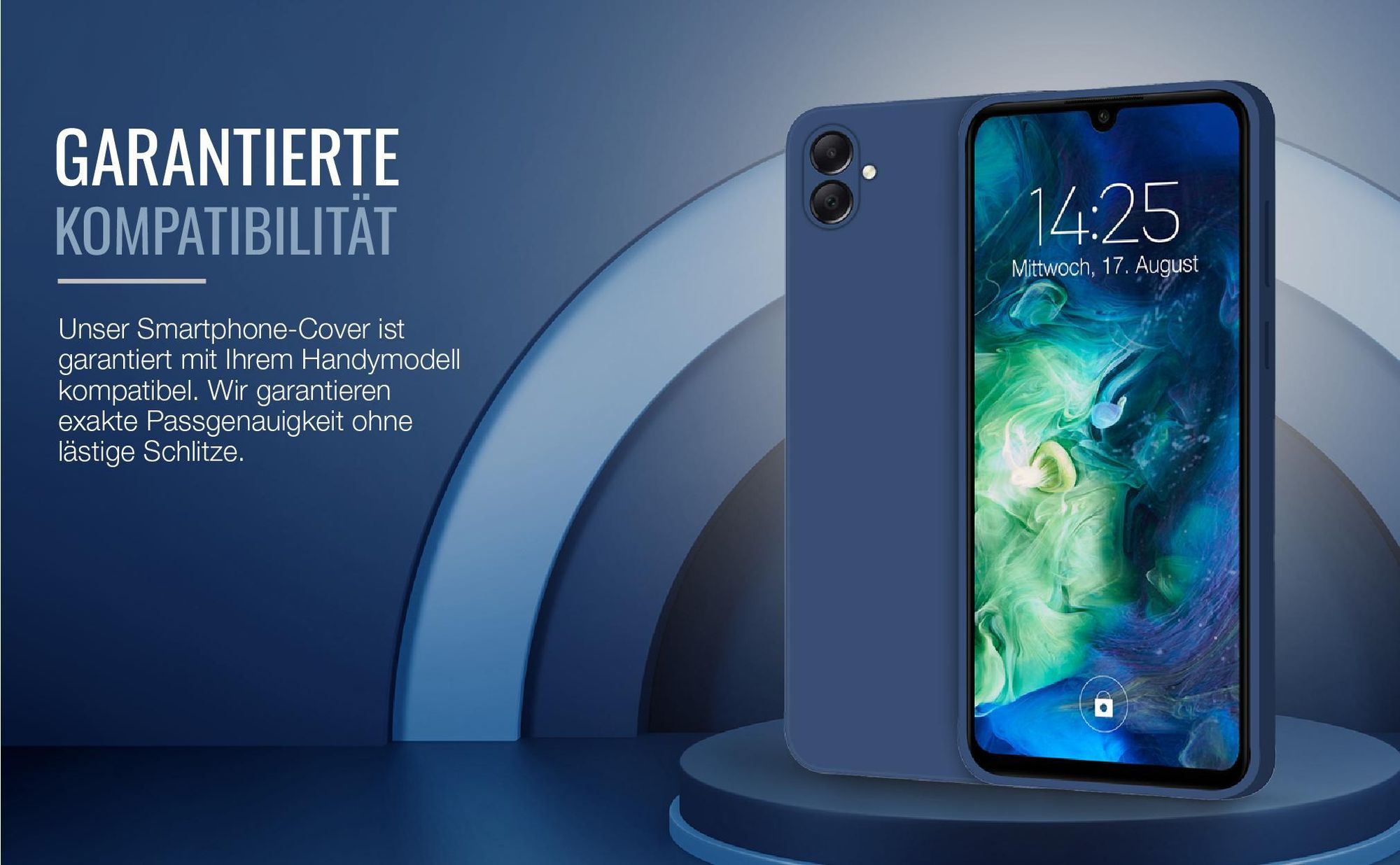 Exakt passgenaues Smartphone Backcover in Blau für Samsung Galaxy A05