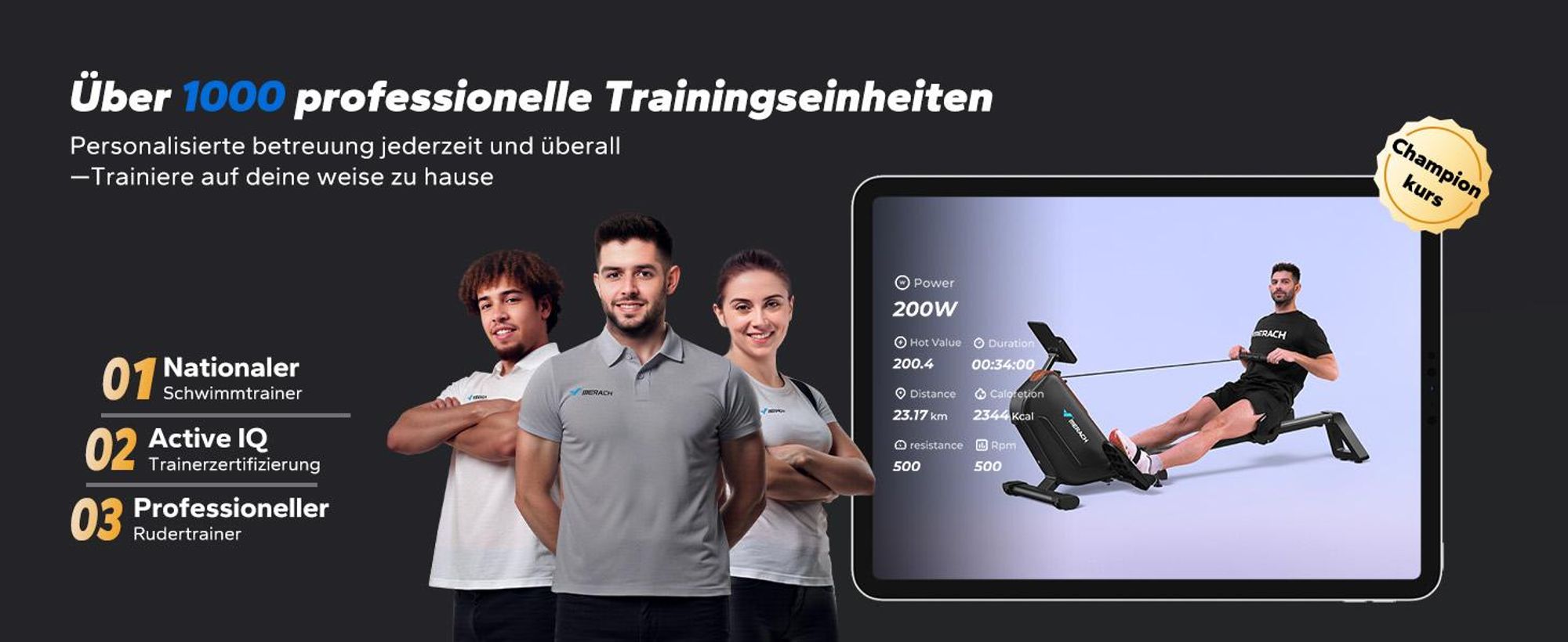 Rudergerät für Zuhause, leises Fitnessgerät mit 16 Widerstandsstufen, magnetischer Widerstand, einfache Montage, platzsparend, bis 158 kg