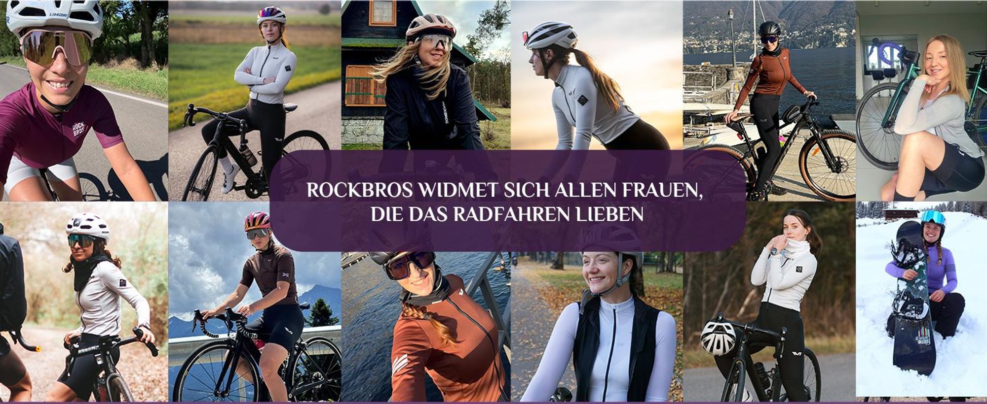 ROCKBROS TVI Damen Fahrrad Schlauchschal winddicht Halbe Sturmhaube Warme Atmungsaktive Sturmmaske für Fahrrad, Skifahren & Outdoor Weiß