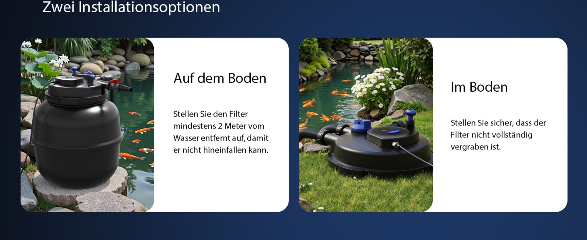 SunSun CPF-50000 Druckteichfilter 13.000 l/h / 55 W UVC Einheit, Moving Bed Teichdruckfilter, Teichklärer Filteranlage