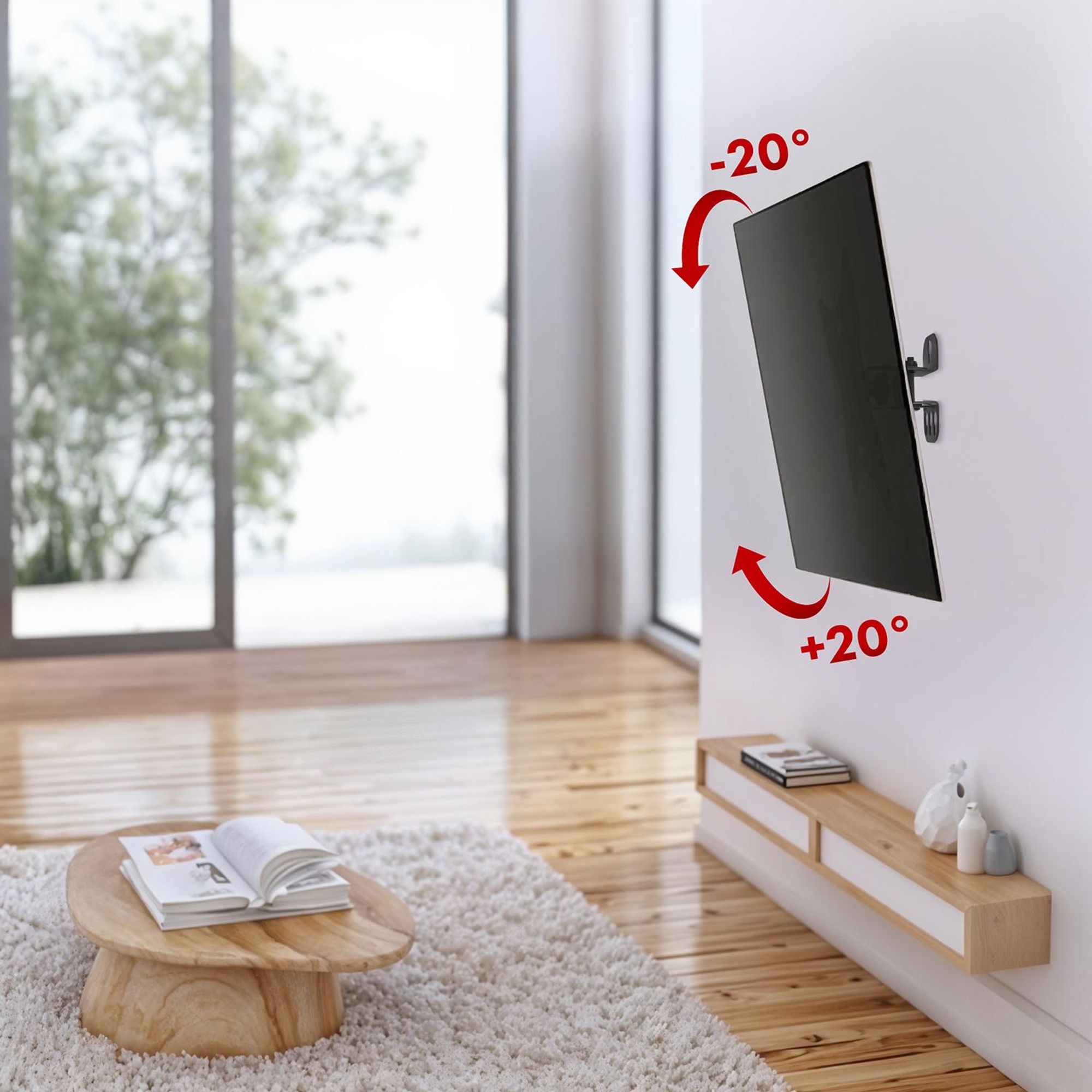 LCD LED Plasma TV Halter Halterung Wandhalterung Wandhalter VESA 75 100 200  MC-501A B