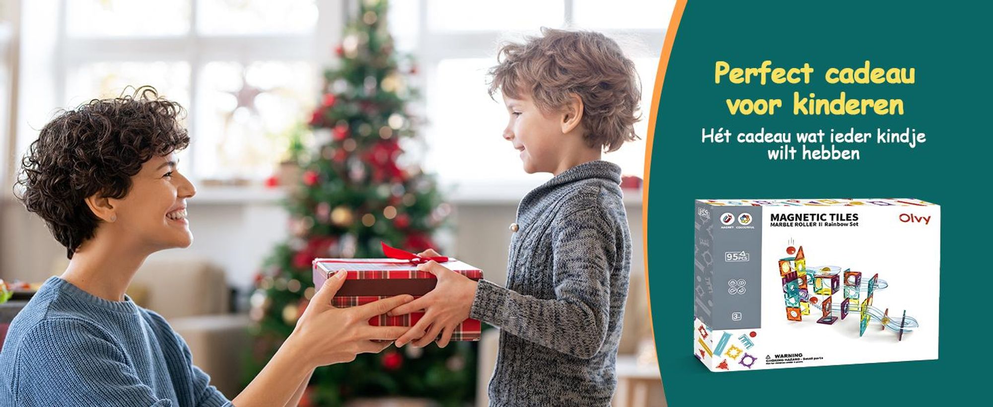 Olvy Magnetische Bouwstenen, 100 stuks – Magnetische knikkerbaan en constructiespeelgoed voor kinderen, geschikt voor STEM- en Montessori-methoden, compatibel met Magna en Connetix