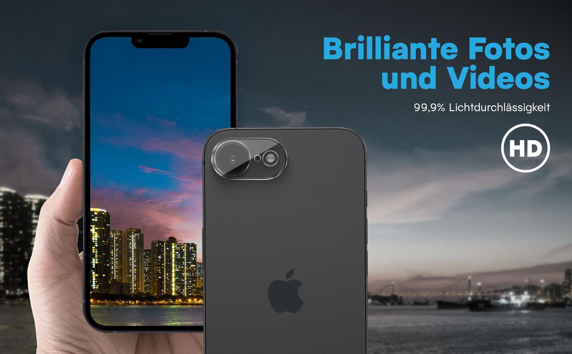 Brilliante Bildqualität mit dem Apple iPhone 16e dank 99,9% Lichtdurchlässigkeit