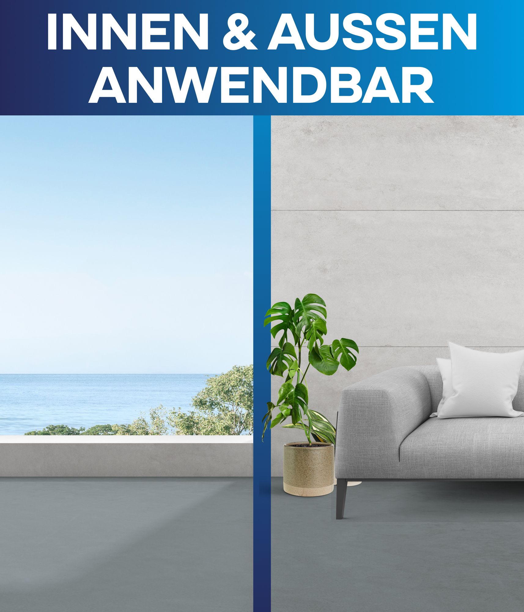 Plid Betonfarbe 0,75L Anthrazit – für ca. 8m² / Bodenbeschichtung Bodenfarbe Sockel – Innen- & Außenbereich, wetterfest & abriebfest