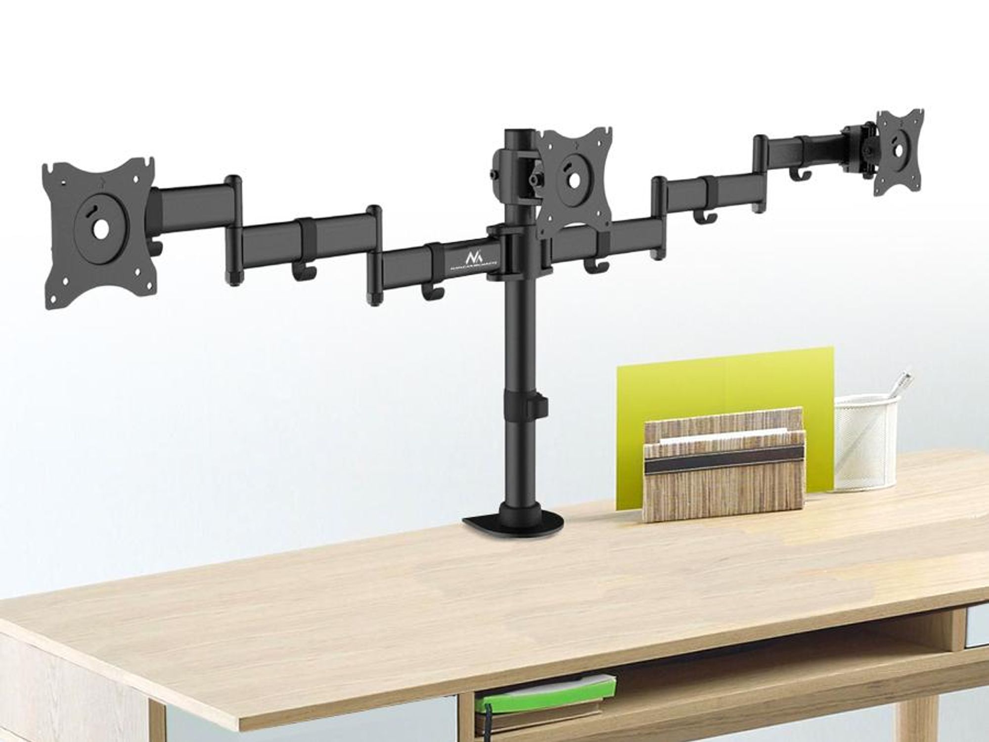 Dreifach Tischhalterung Monitorarm 360° Monitor Universal Halterung 13-27 Zoll
