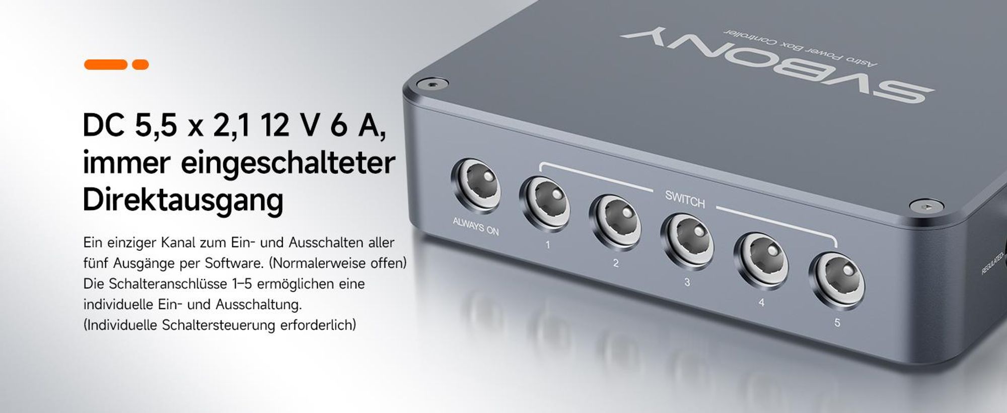 Svbony SV241 Pro Teleskop Power Management Box, Astronomisches Teleskop Zubehör, USB 3.0+DC Fotografie Astronomie Power Controller Adapter
