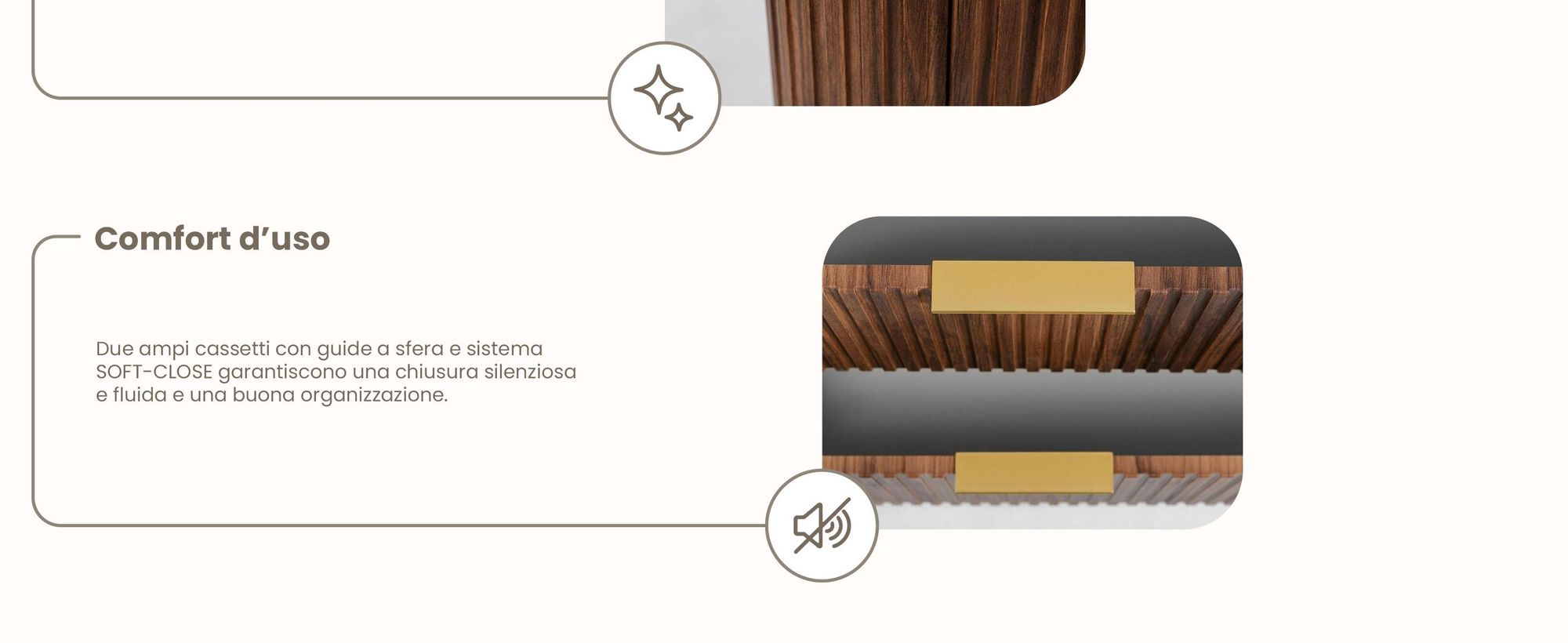 Mobile Sottolavabo 60 Cm Pensile Quercia Noce