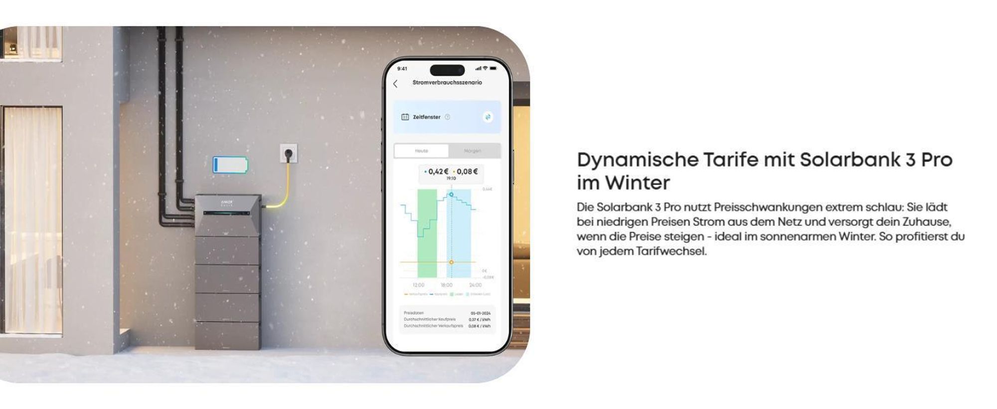 Powerness® Balkonkraftwerk Speicher 10,7 kWh, Anker SOLIX Solarbank 3 E2700 Pro mit 3x Anker BP2700 Erweiterungsakku für Balkonkraftwerk (0 % MwSt.)