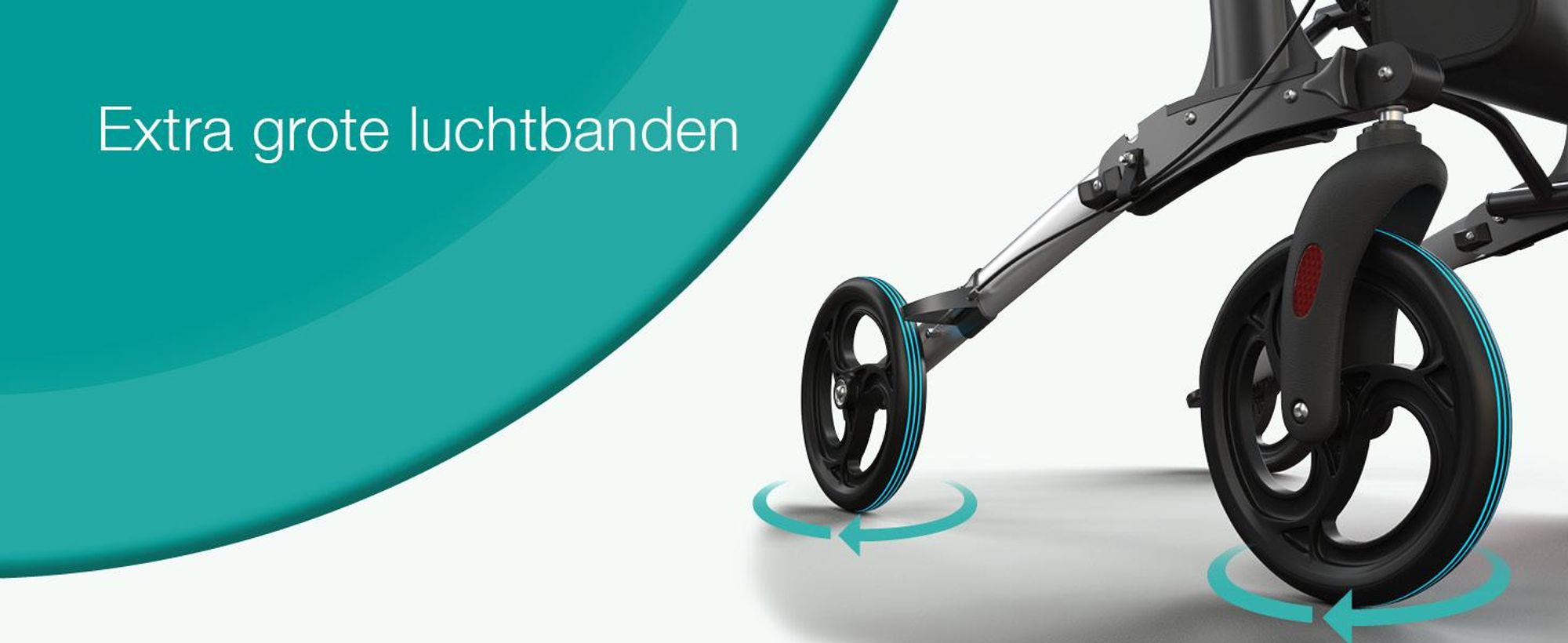 ELONEO inklapbare en lichte rollator met zitplaats, lichtgewicht reiskofferrolator van aluminium, loophulp met 8-voudige hoogteverstelling, inklapbaar in 3 standen