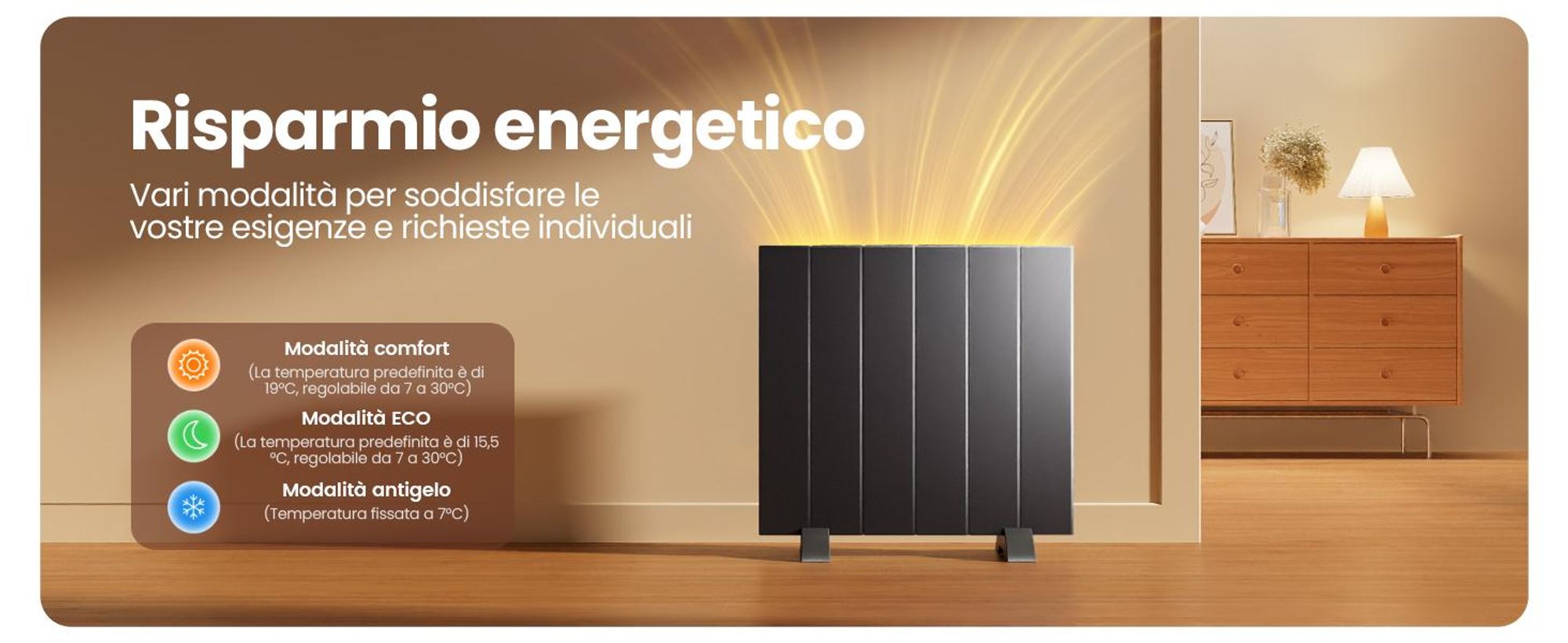 DUUX Edge 1000 Convettore Elettrico Intelligente 1000W – Bianco – Riscaldamento Fino A 15 M² – Controllo Da App - 2