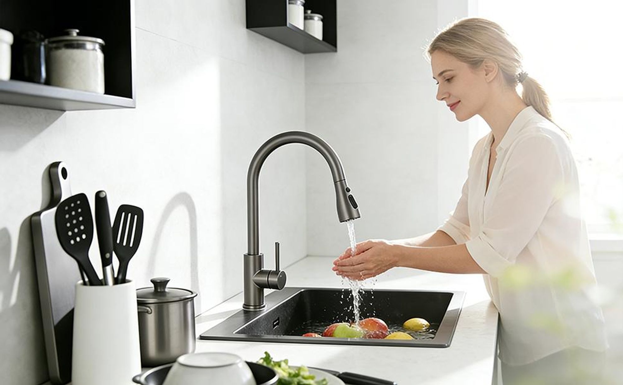 Funktion trifft Ästhetik: Mach das tägliche Kochen und Reinigen zu einem echten Genuss.