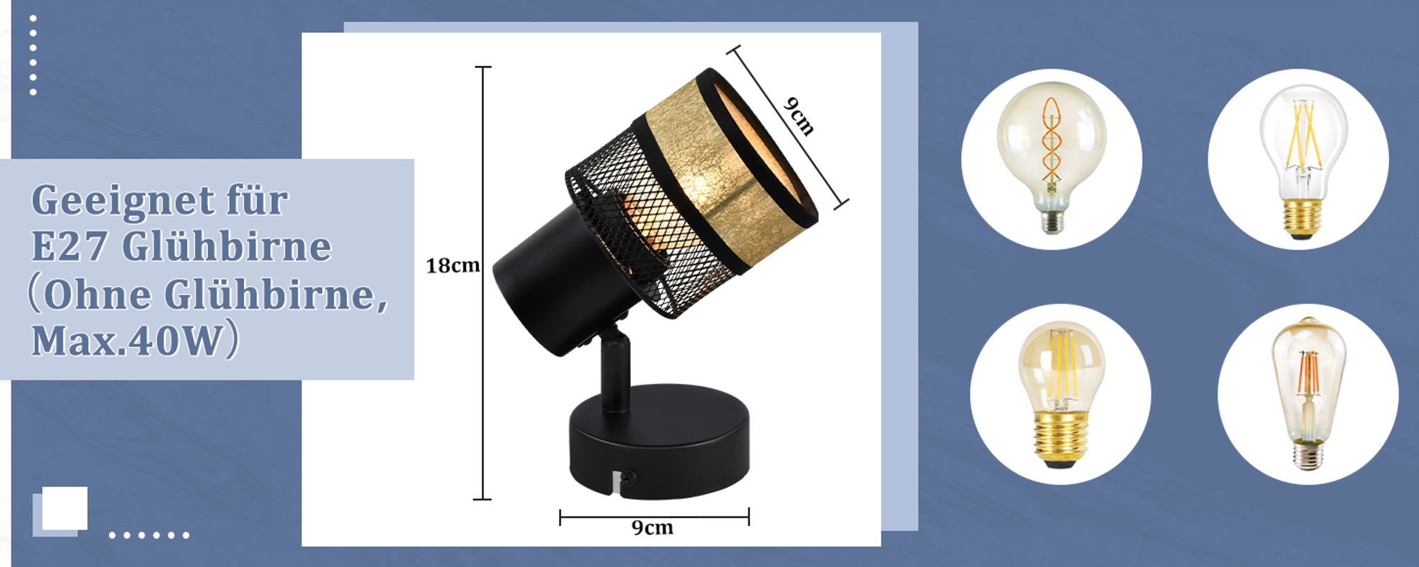 ZMH lampa sufitowa reflektor sufitowy 4 płomienie czarny E27 lampa sufitowa korytarz metal vintage 330 ° obrotowa do salonu sypialnia kuchnia schody łazienka