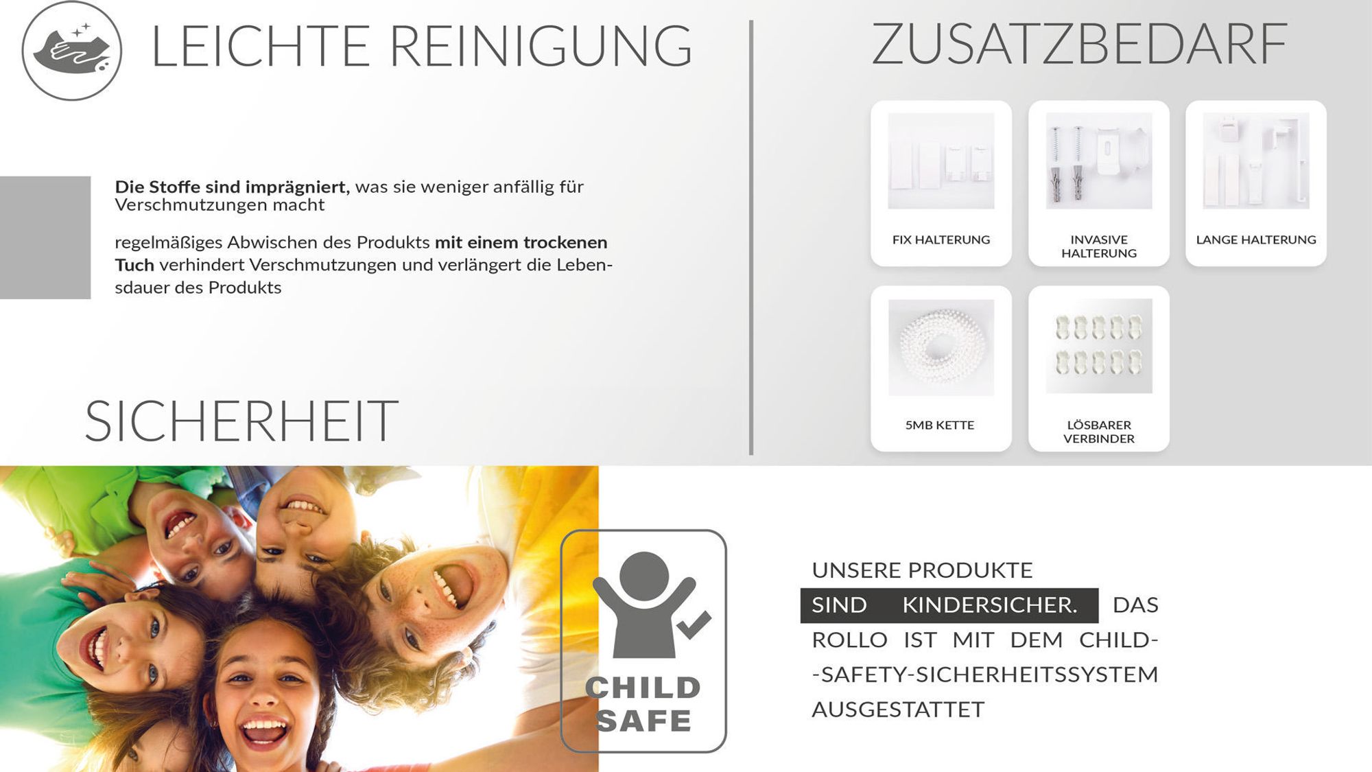 Doppelrollo, Mardom, Verdunkelungsrollo, Ohne Bohren, Mit Klemmfix, Sonnenschutzrollo