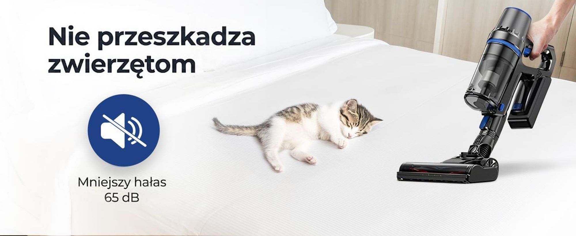 Odkurzacz akumulatorowy Olvy z funkcją wycierania - Odkurzacz akumulatorowy bez worka z filtrem HEPA, wyświetlaczem LED i akcesoriami - Idealny do twardych podłóg i dywanów