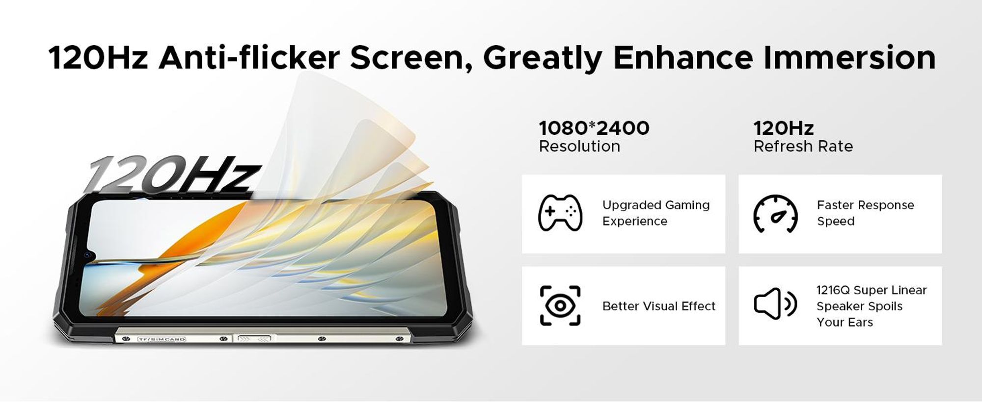 Doogee S200 Plus, 17,1 cm (6.72"), 12 GB, 512 GB, 100 MP, Android 14, Zlato
