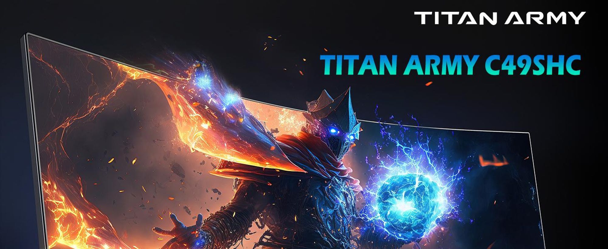 TITAN ARMY C49SHC Gaming-Monitor, 32:9, 144 Hz, C49SHC