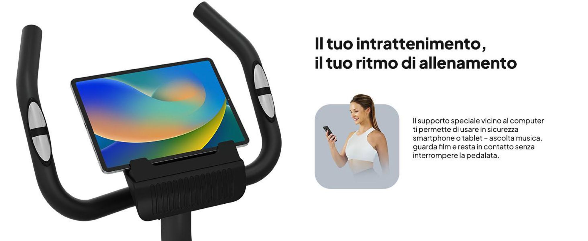 Cyclette magnetica Zipro Beat RS |Display LCD|Massa volanica di 6 kg |Bike fitness 8 livelli di resistenza |Misurazione di tempo, distanza,