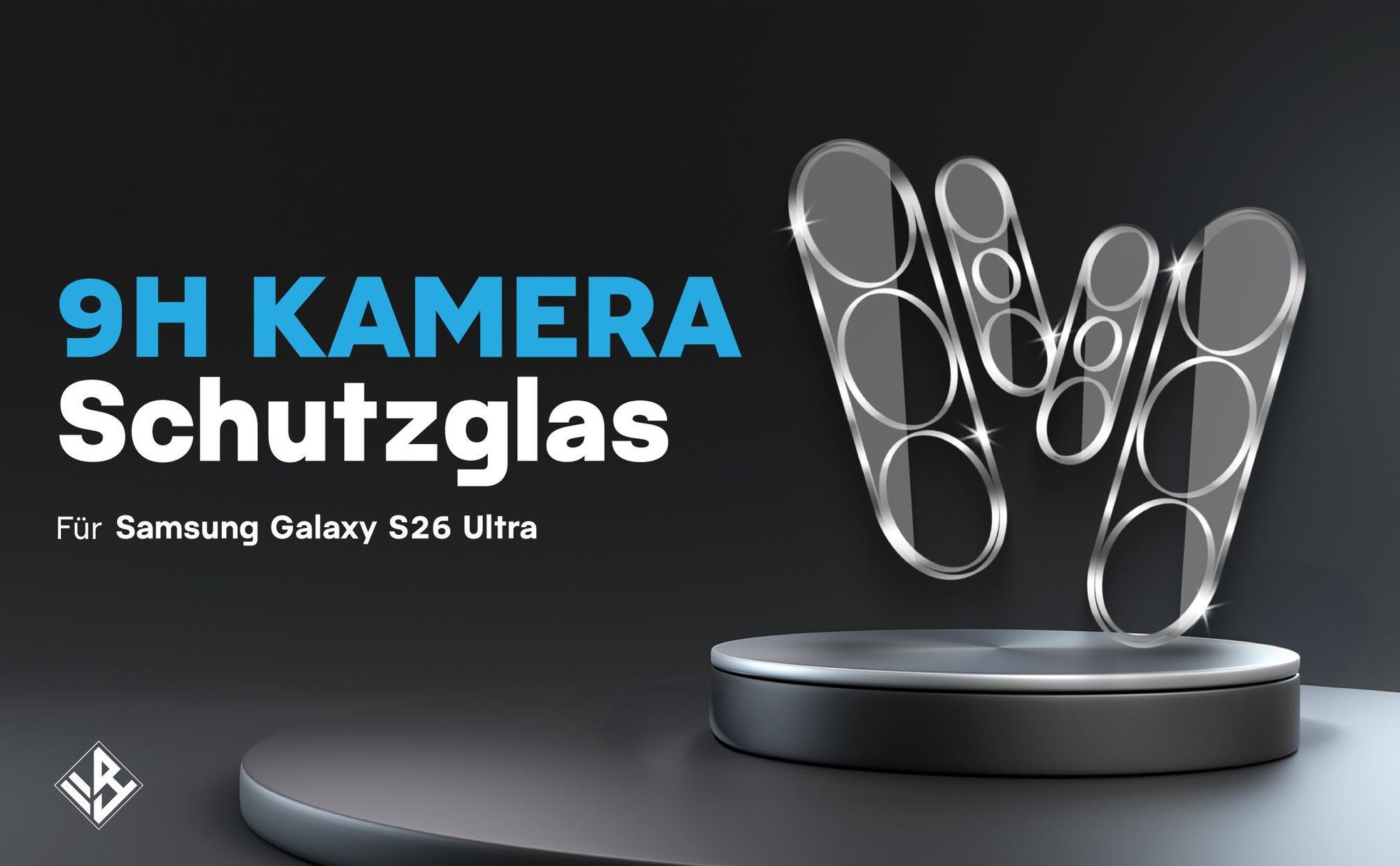 2er Set Kameraschutzglas für Samsung Galaxy S26 Ultra in 9H Härte