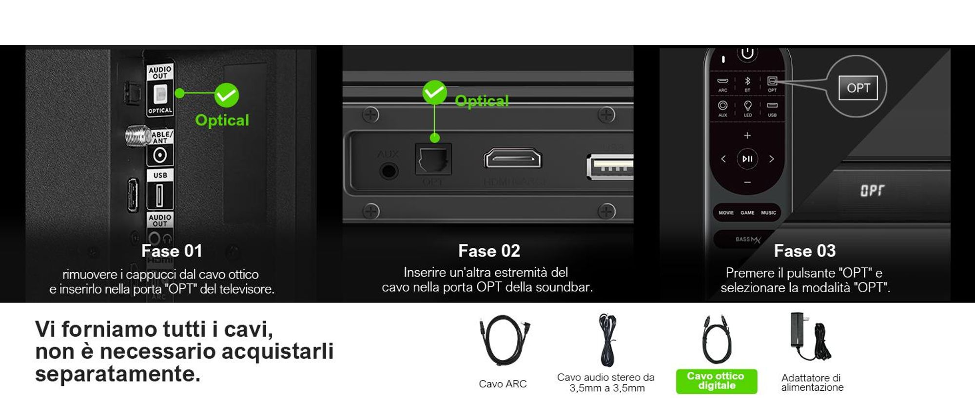 ULTIMEA Soundbar per TV, BassMAX, altoparlante TV Sound Bar 5.3 Bluetooth per PC, funziona con HDMI/Ottica, serie Nova S40 ultrasottile