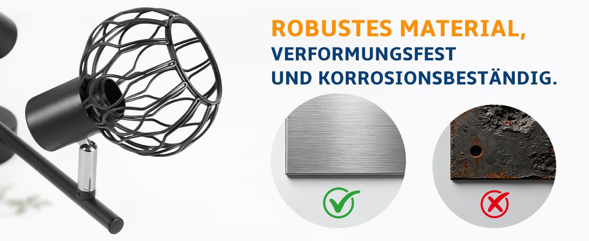 ZMH LED plafondspot met 3 lampen, zwart, E14, metalen behuizing. Keukenlamp, 350° verstelbaar. Geschikt als woonkamerlamp, plafondspots, binnenverlichting, voor de hal of keuken