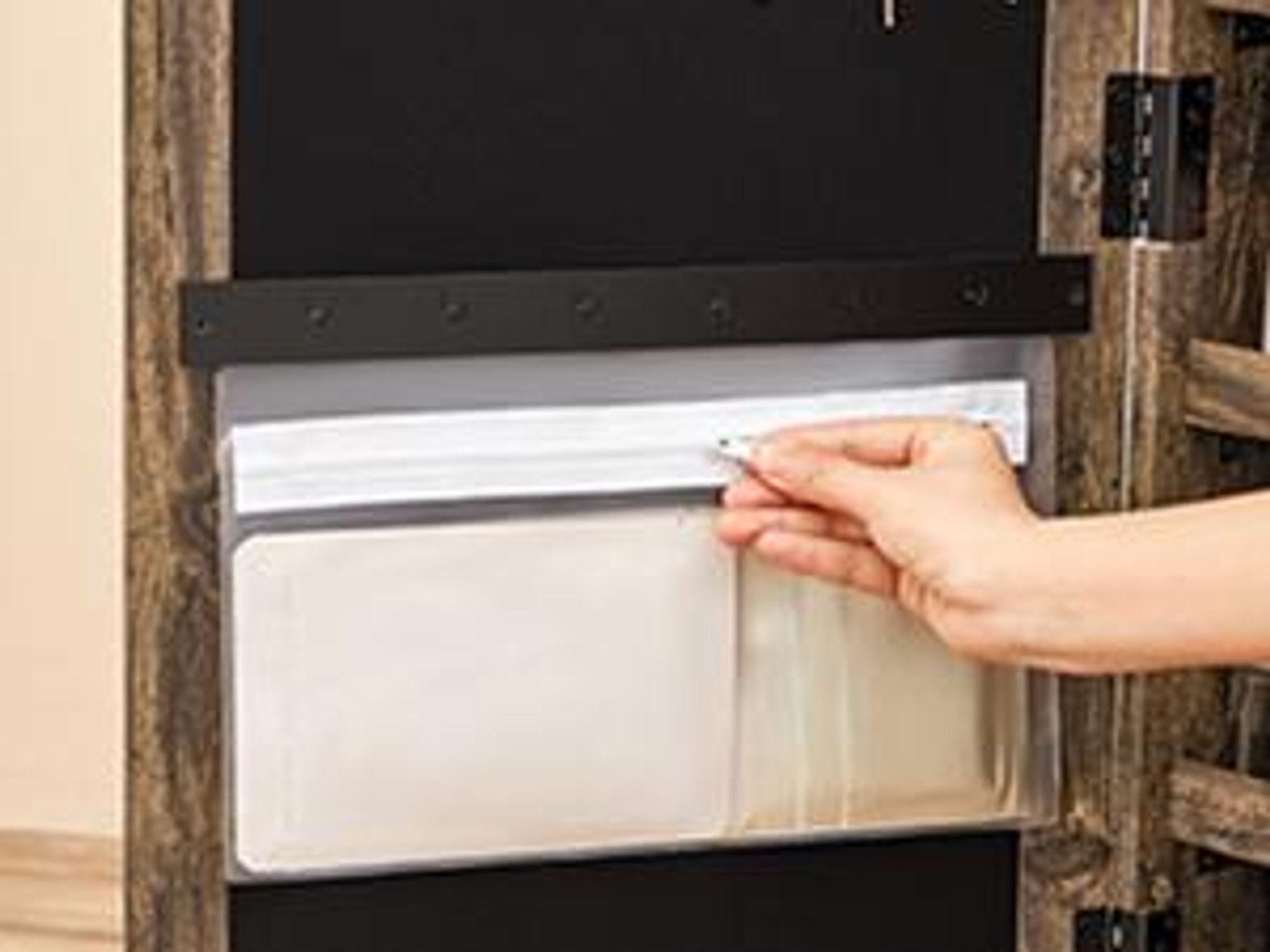 SONGMICS Schmuckschrank Spiegelschrank Schlüsseln, Geschenkidee, 3 Ablagen
