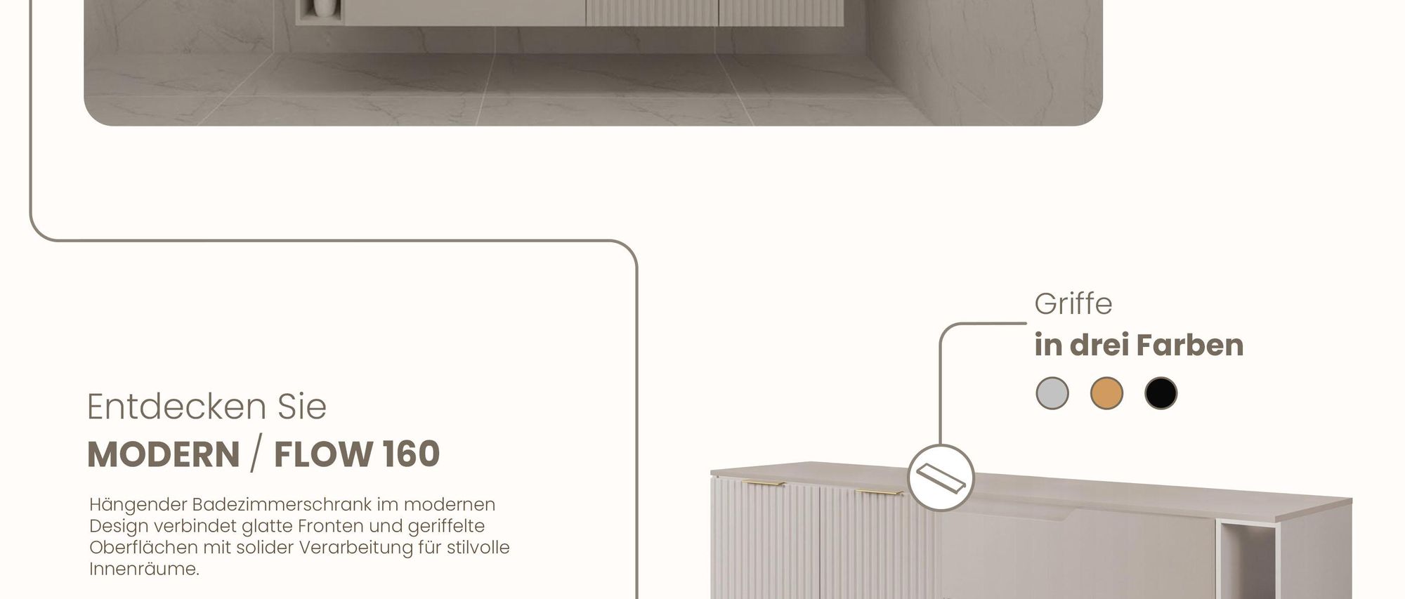 RODAN, Badmöbel, Badschrank, Badezimmermöbel, Badezimmer, MODERN, Waschbeckenunterschrank