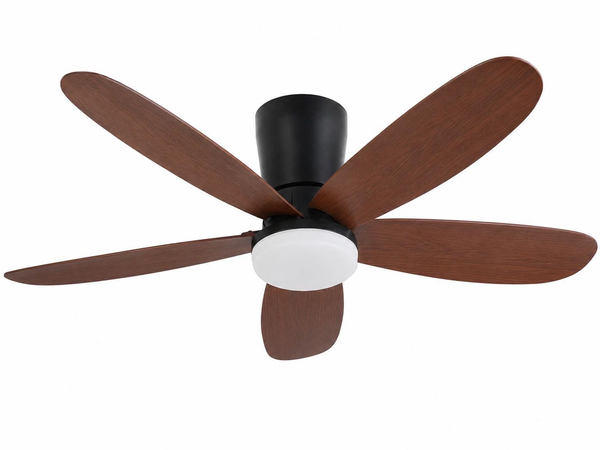 Ø106CM Deckenventilator mit LED Beleuchtung Smart App Fernbedienung Dimmbar 6 Windstufen, 3 Modi, Timer, 35W Leise LED Deckenleuchte mit Ventilator