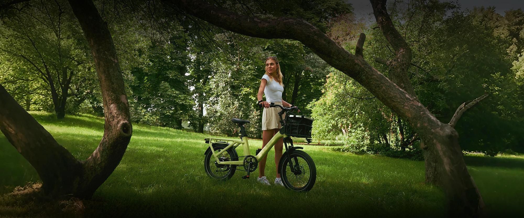 ADO E-Bike Air One Ultra, rower elektryczny, silnik BAFANG, napęd pasowy, podwójny tryb zmiany biegów, 20 cali, 3 prędkości, ebike damski/męski