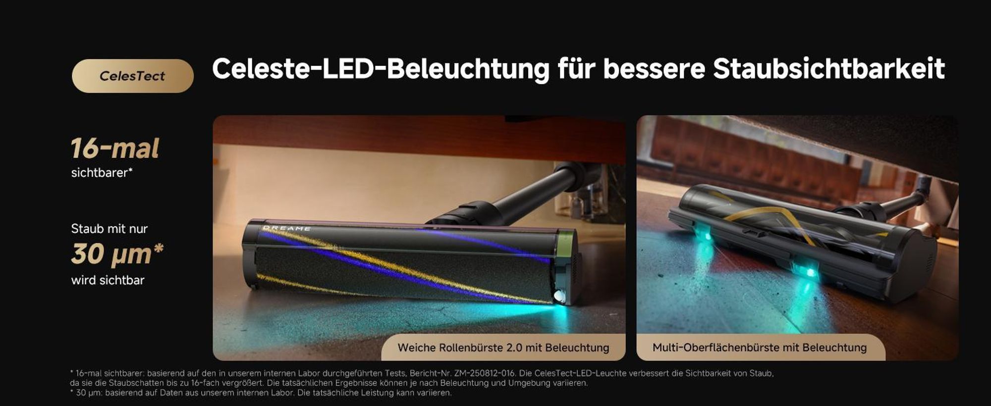 Dreame R20 Slim Kabelloser Akku Handstaubsauger,24.000Pa&190AW Saugkraft,Staubbeleuchtung,HEPA-Filterung,Anti-Verfilzungsbürste,Teppichreinigung,90Min