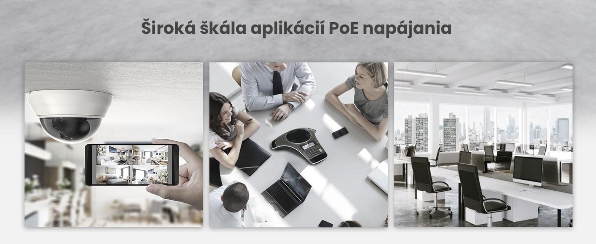 Extralink Gigabit PoE injektor 4 porty – 4x RJ45 1000 Mb/s, PoE adaptér pre IP kamery a LAN zariadenia