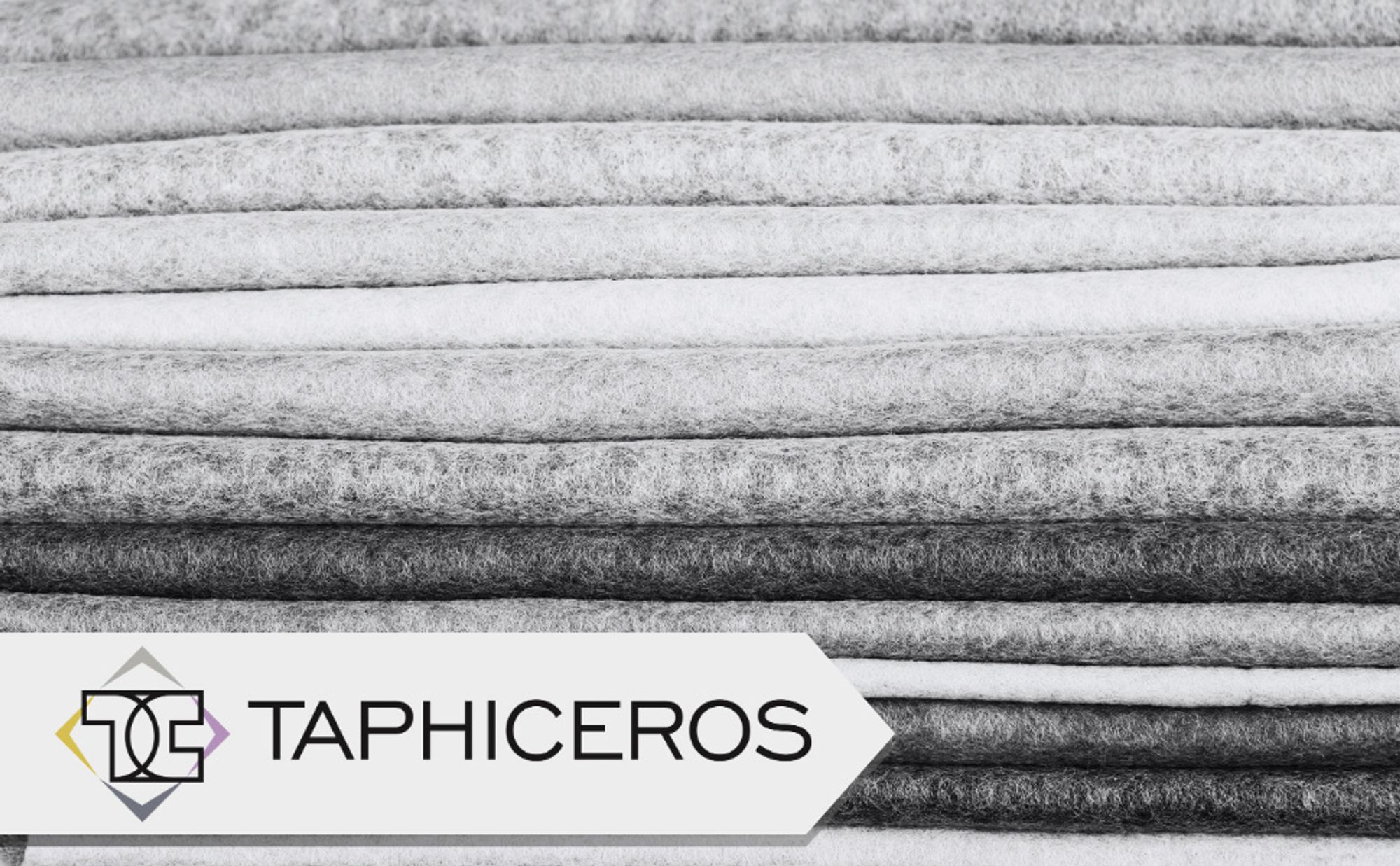 TAPHICEROS Filzstoff Nadelfilz 2 mm, Bespannstoff aus Filz Superflex, Meterware Innenraumverkleidung Bezugsstoff Bastefilz, Grau, 100 x 150 cm