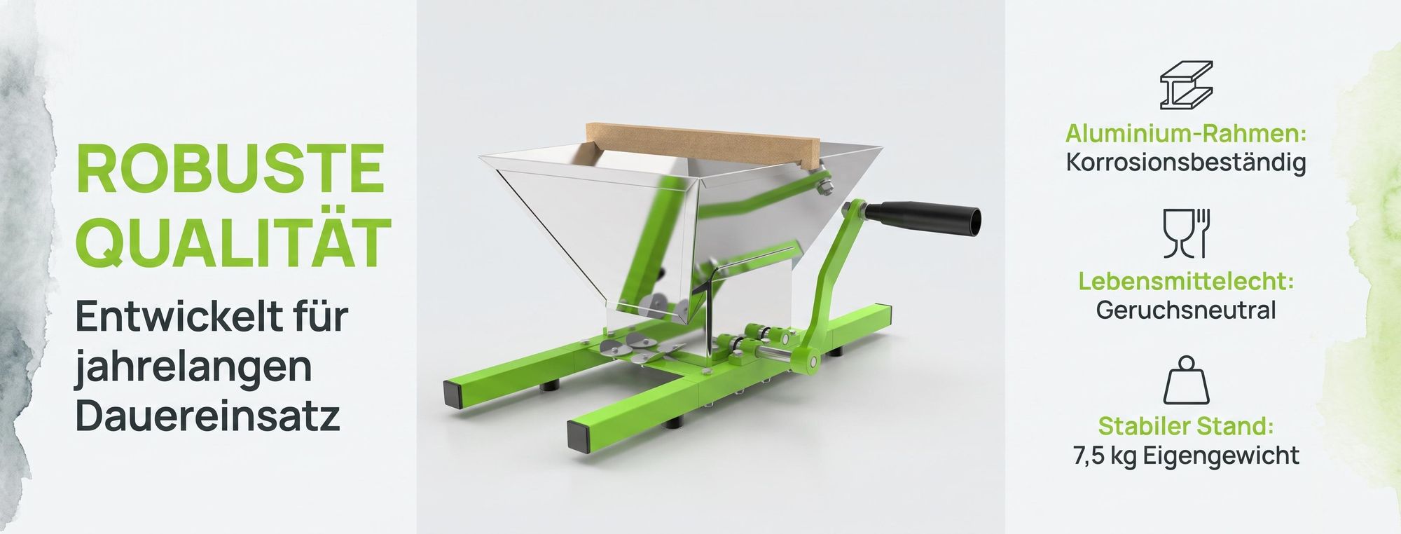 Stabiler Stand & robuste Materialqualität