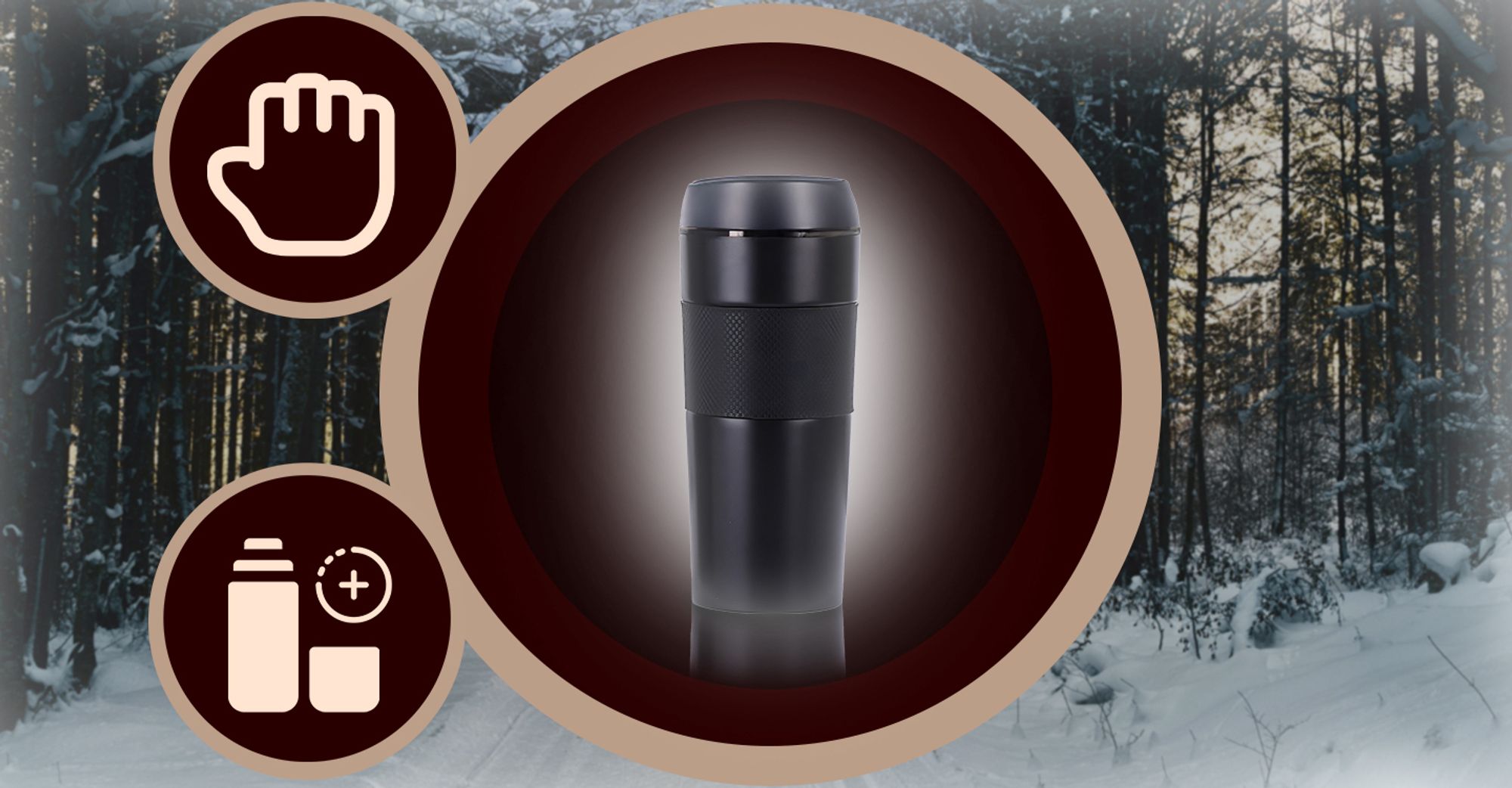 Isolierbecher Travel Mug Thermobecher 400 ml, auslaufsicher Vakuum Edelstahl BPA-frei, für Kaffee unterwegs, 12h Warm 24h Kalt Retoo