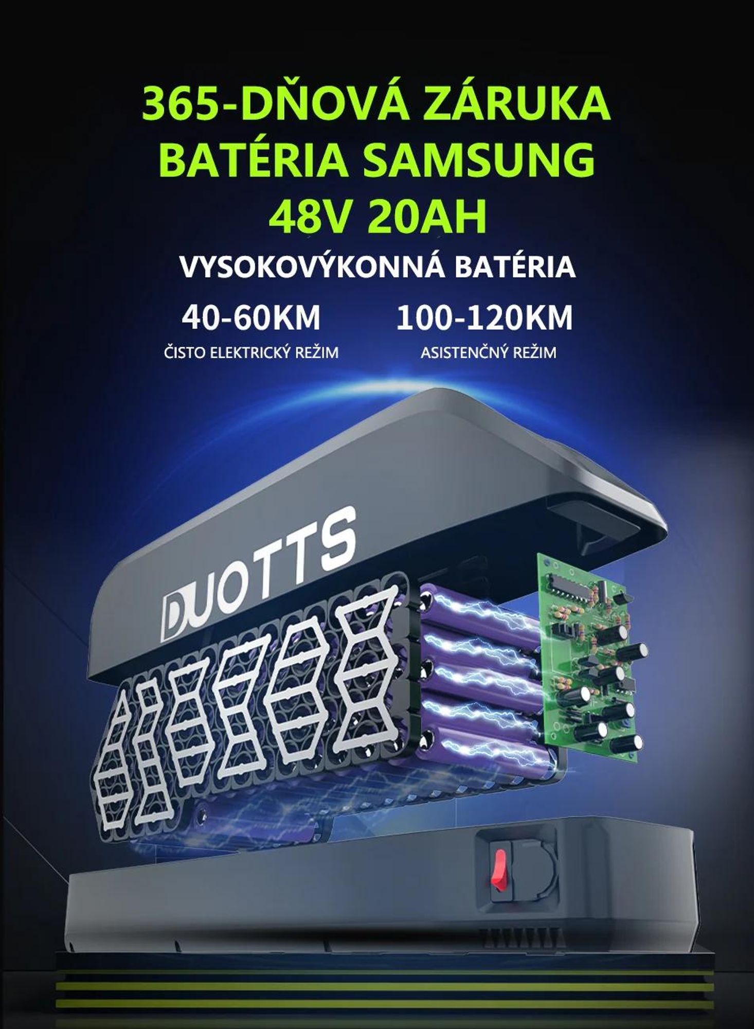 Duotts N26 Electric Bike - Motor 750W*2 Batéria 48V20AH 26*4.0 palcov Pneumatiky Hydraulické brzdy - Biela a modrá