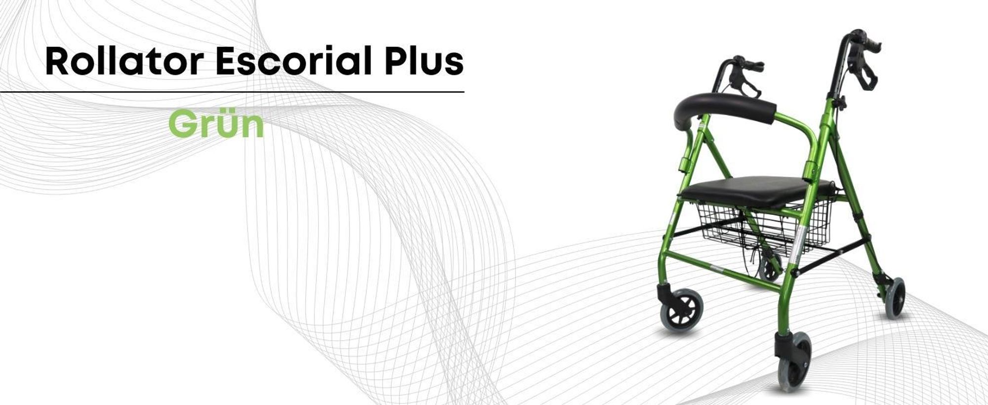 Rollator Escorial Plus Grun