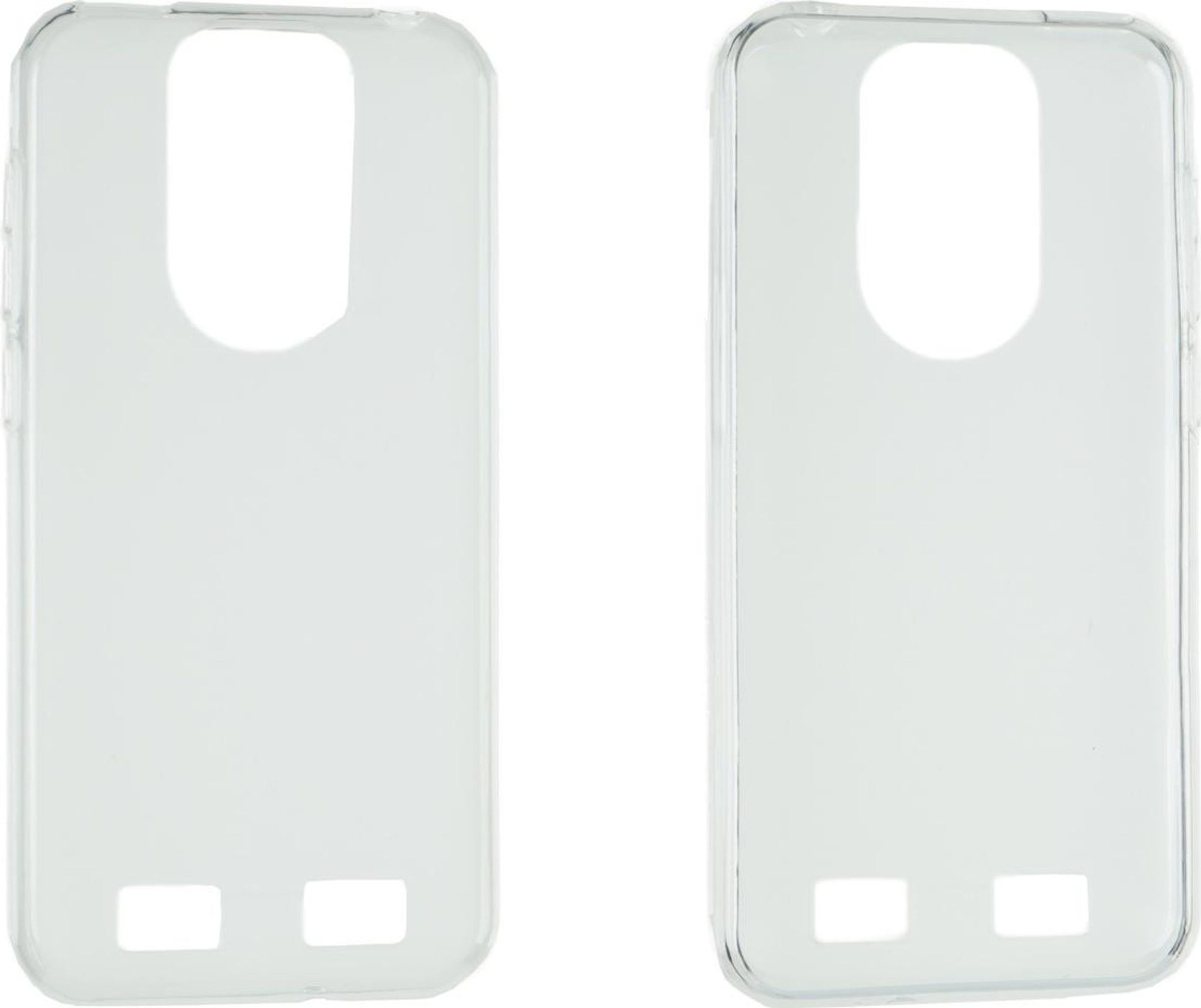 caseroxx Schutz-Hülle TPU-Hülle kompatibel mit Emporia Smart 5 Mini, Gummi Handy Tasche weiß-transparent  Bild 2