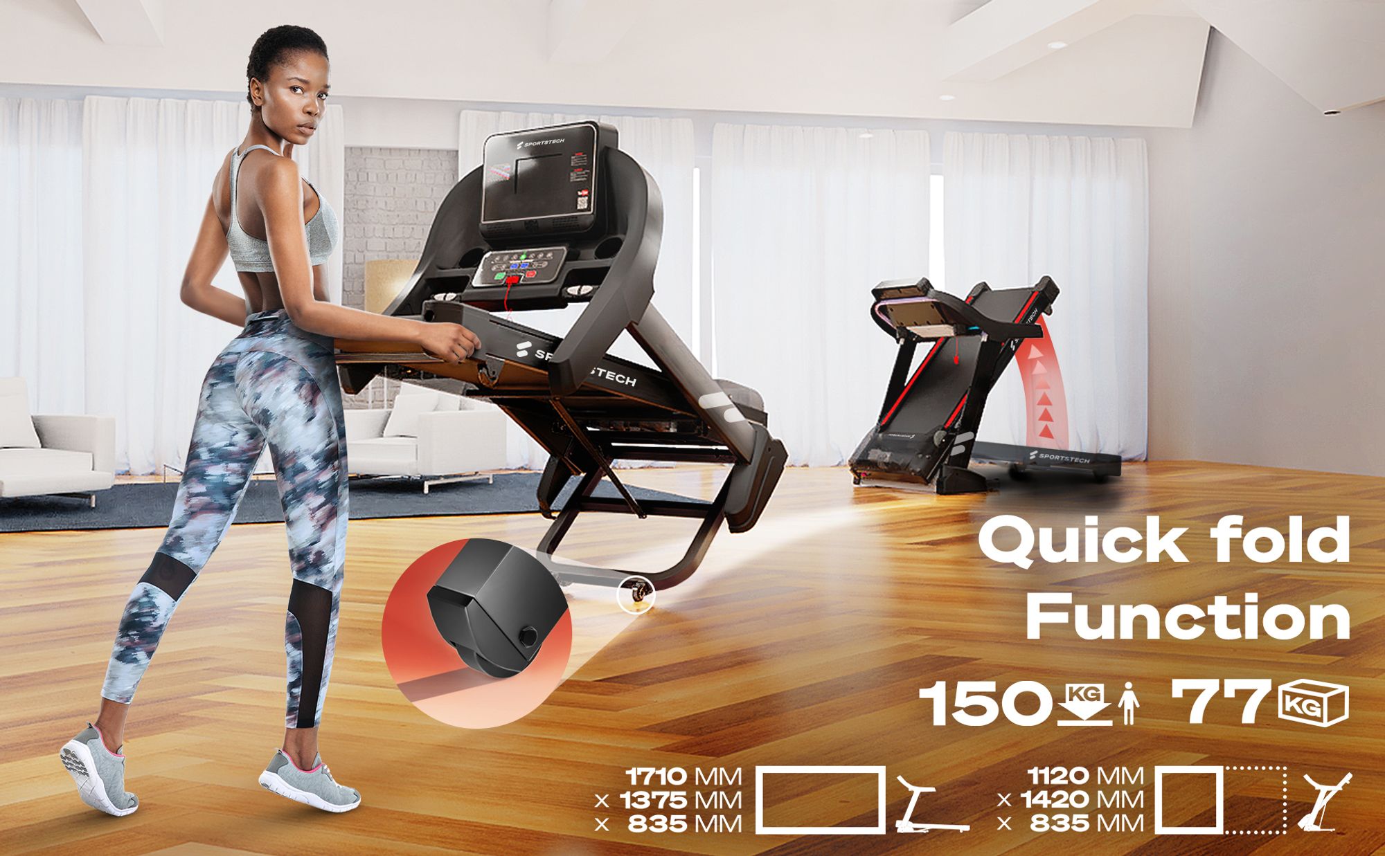 Sportstech Laufband F37s