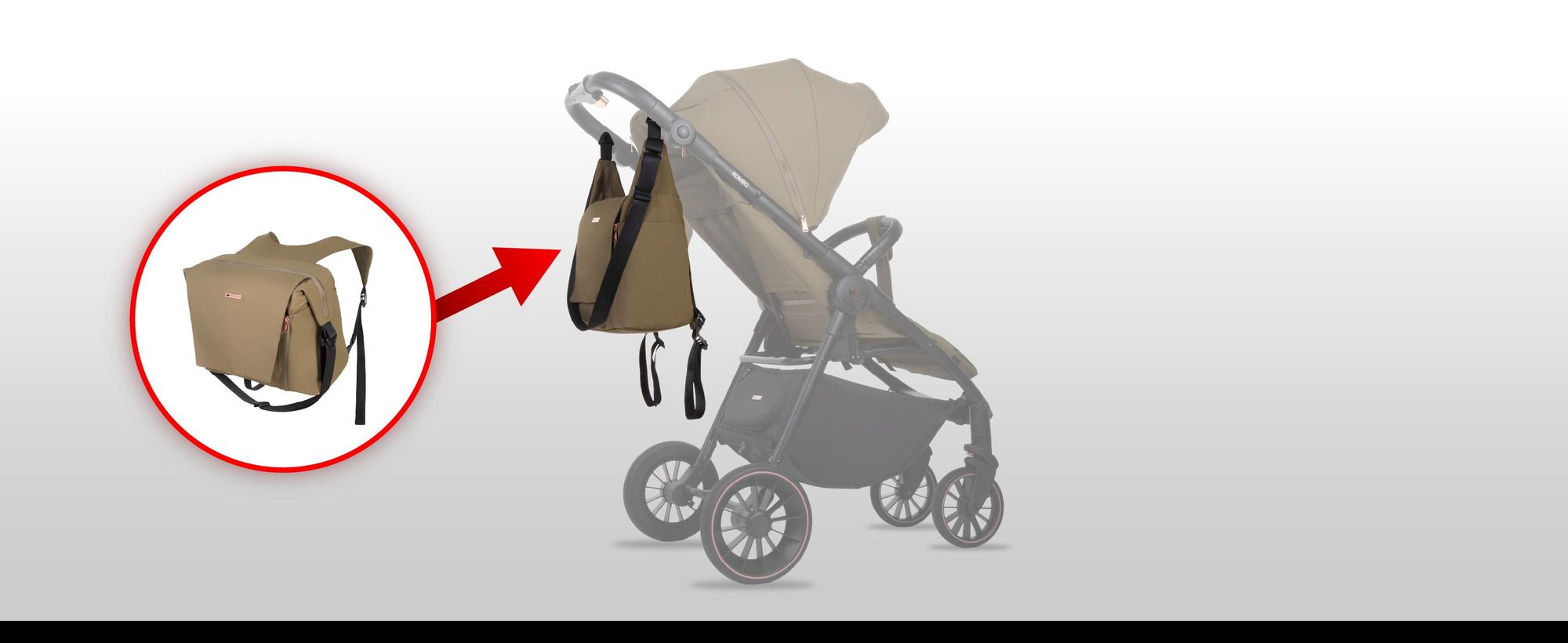 BabyLux ROMBO Kinderwagen Leichte Kinderwagenabdeckung Stoßdämpfende Tasche