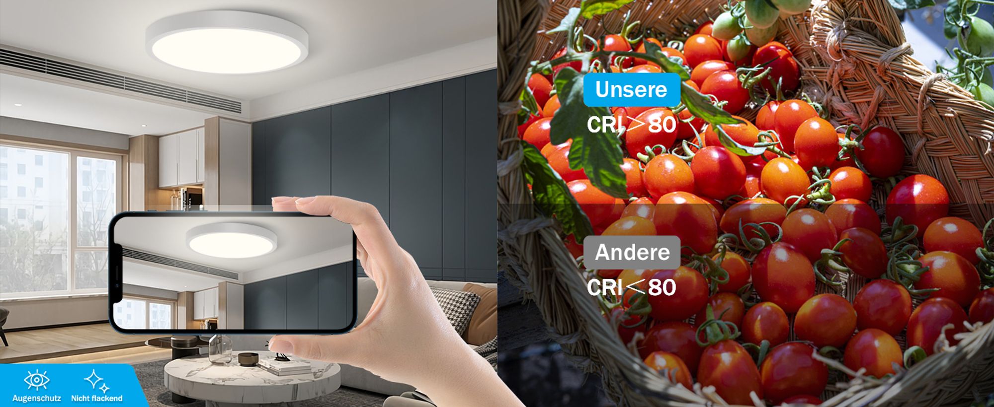 ZMH LED lampa sufitowa do salonu lampa sufitowa 32W nowoczesna czarna lampa sufitowa 107 CM ściemnialna z pilotem do sypialni kuchni biura jadalni
