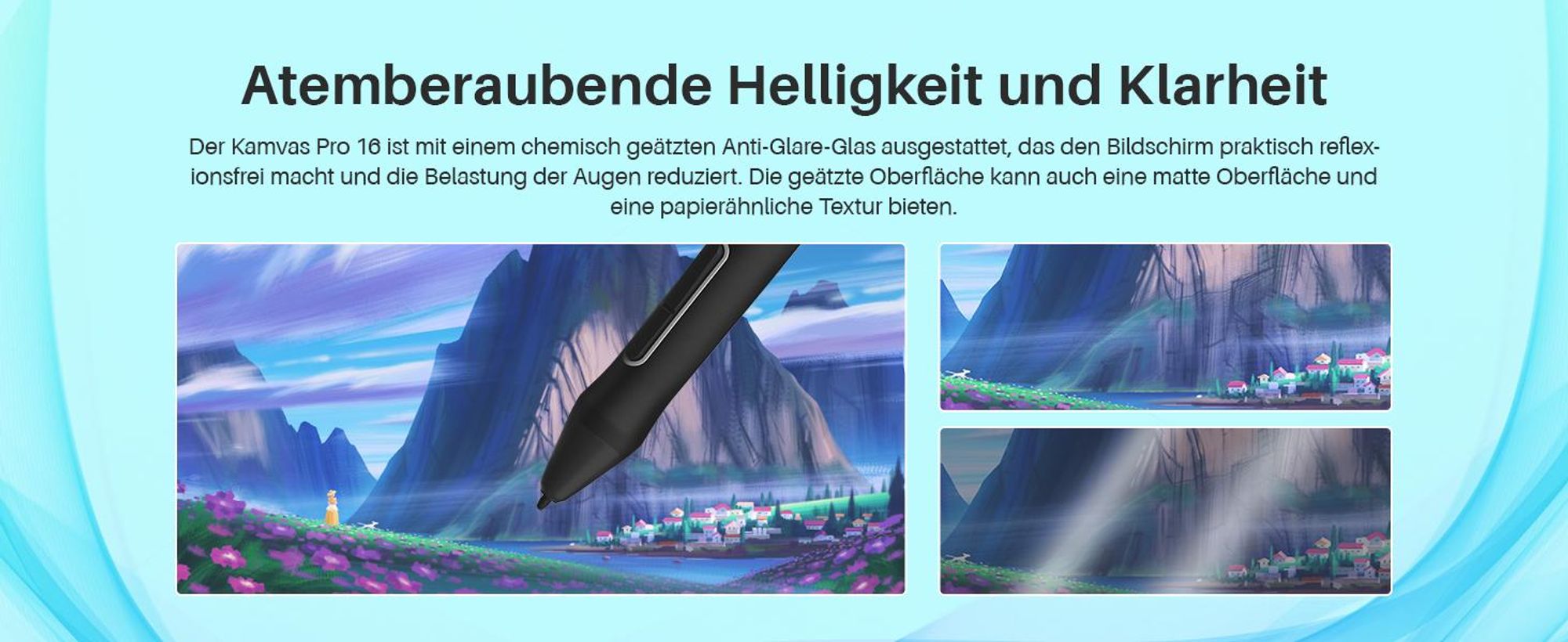 HUION KAMVAS Pro 16 Grafiktablett