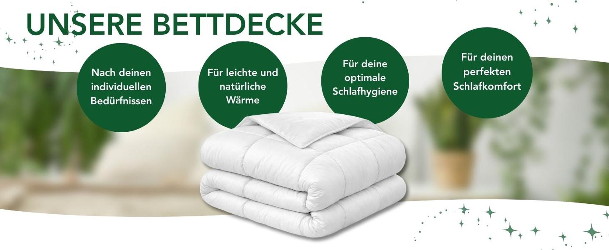 Eco Microfaserbettdecke 135x200 cm + Kopfkissen 40x80 cm | DREAMSTAR Eco 2-teilig  | Allergiker geeignet